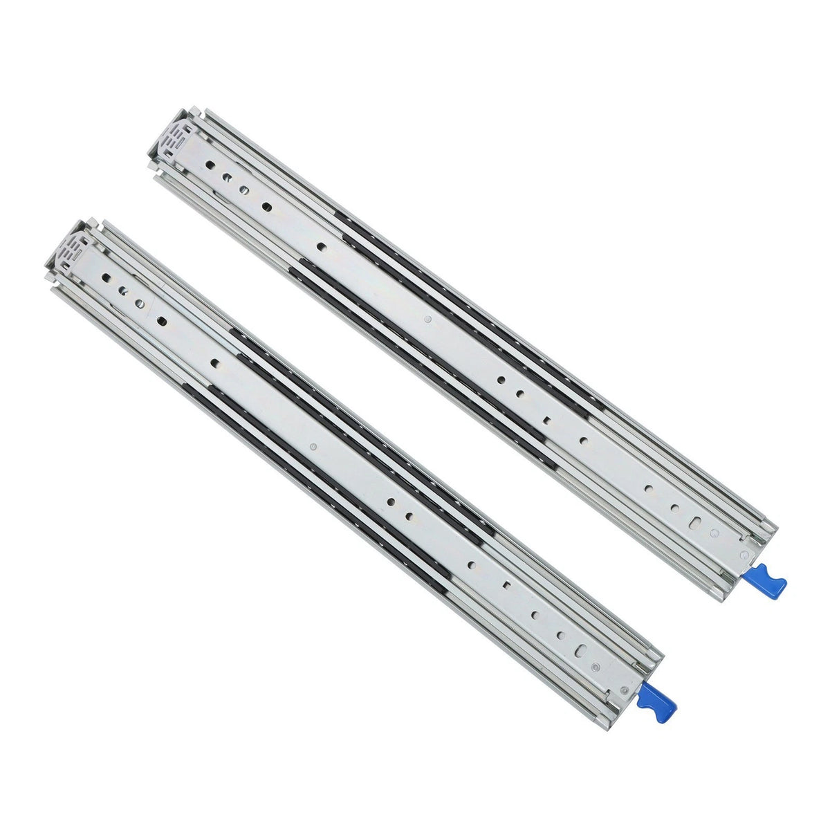 1 Pair Locking Drawer Slides for Universal Use (24 Inch, 500 lbs Capacity)