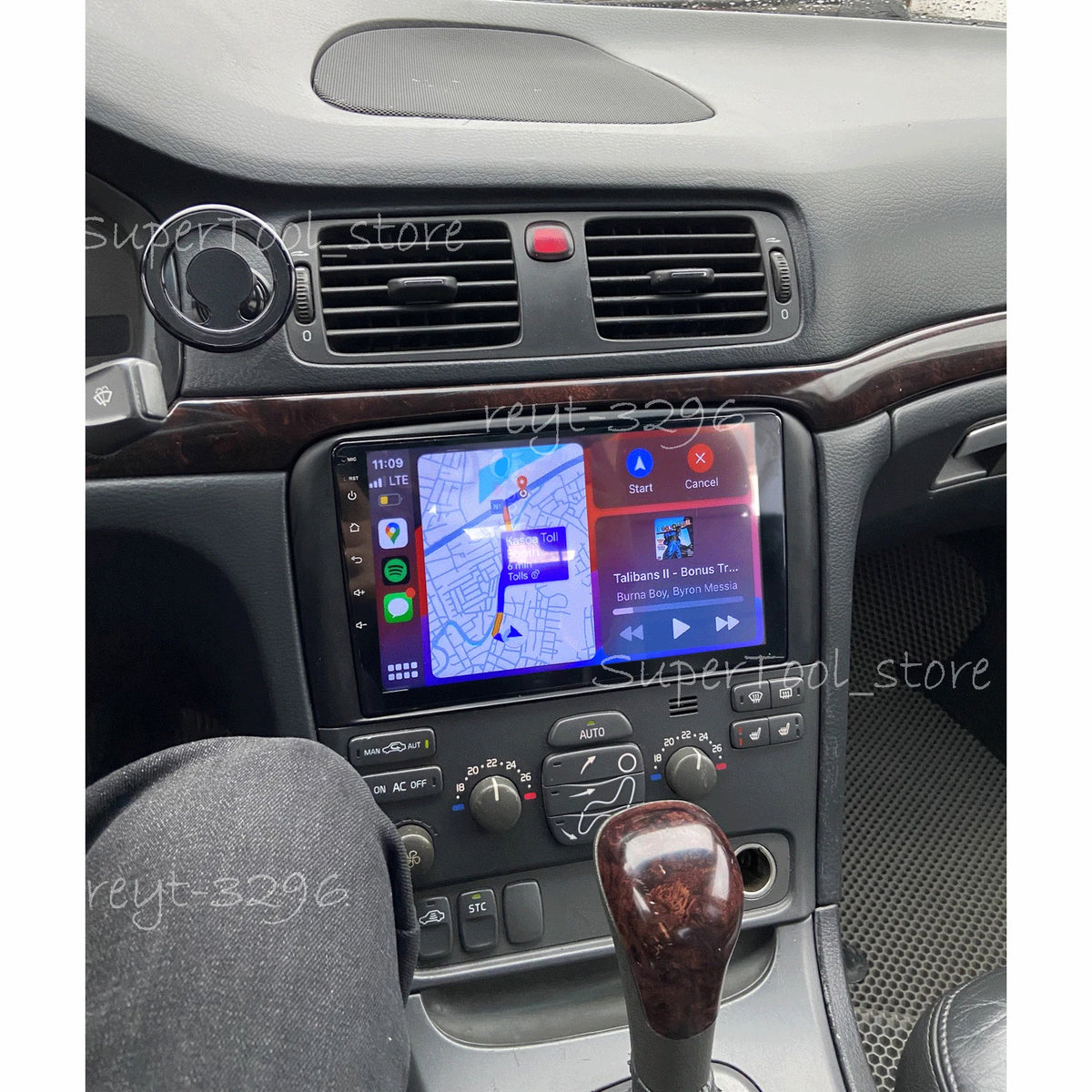 4+64GB CarPlay Android 15 Stereo Radio GPS Navi for Volvo S80 (2004–2008)