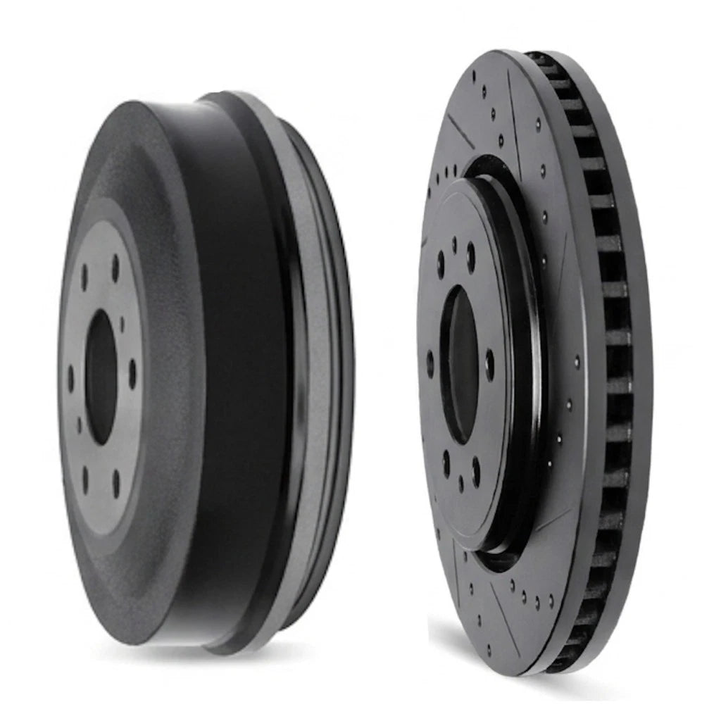 Set of 4 Vented Drilled and Slotted Rotors for (ALX-PAU-DF-8004-42000-CLA1)