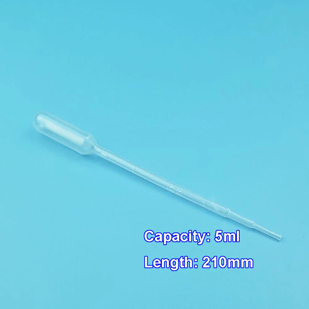 200 Pcs Disposable Plastic Eye Dropper Pipettes 1/2/3/5ml