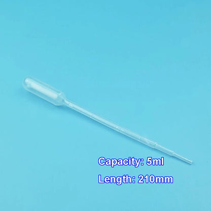200 Pcs Disposable Plastic Eye Dropper Pipettes 1/2/3/5ml