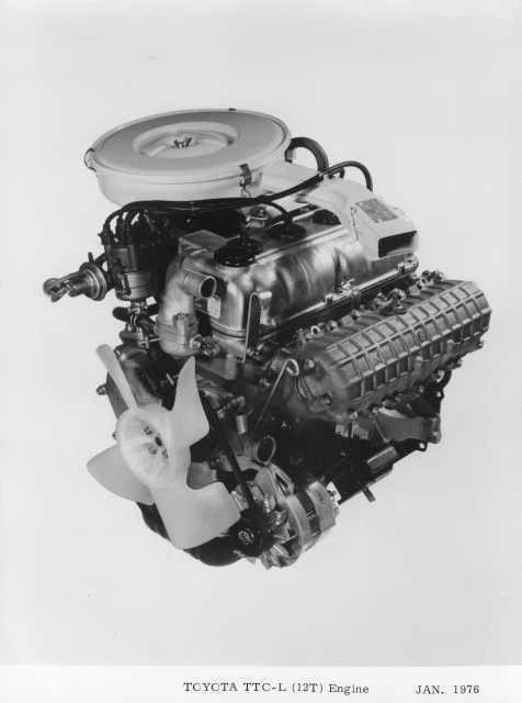 1976 Toyota TTC-L 12T Engine Press Photo
