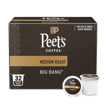 32 Count Medium Roast Coffee Pods for Peet's Coffee