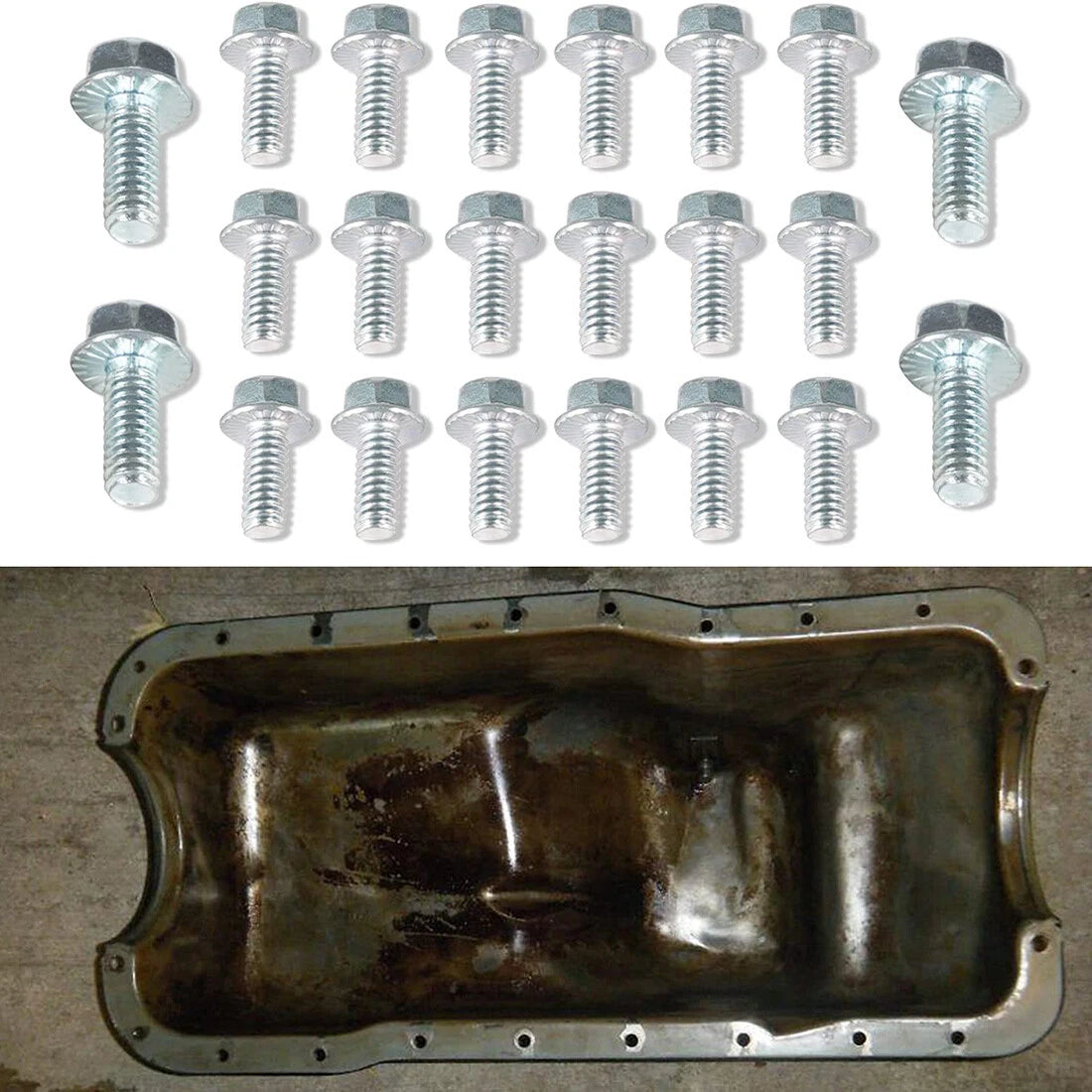 Oil Pan Bolts for Small Block Chevy 400 350 327 283 & Small Block Ford 260 289
