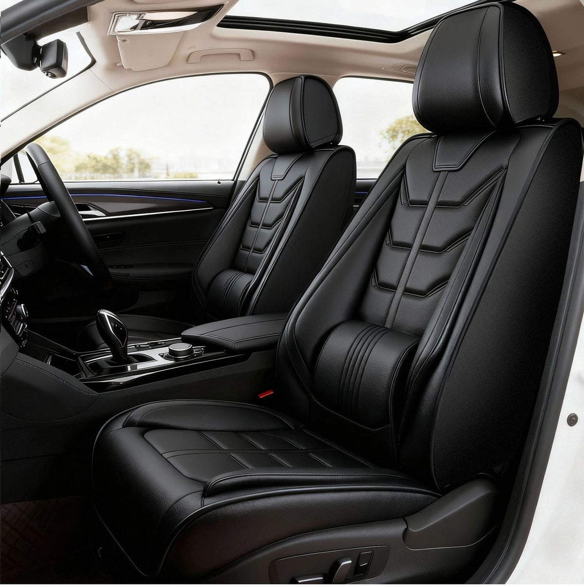 Leather Car Seat Covers for Toyota (Full Set, 5-Seats)