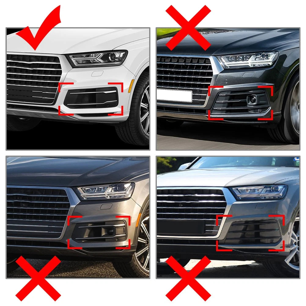 Fog Light Grille Bezel Insert Cover for Audi Q7 (2016–2019) Right
