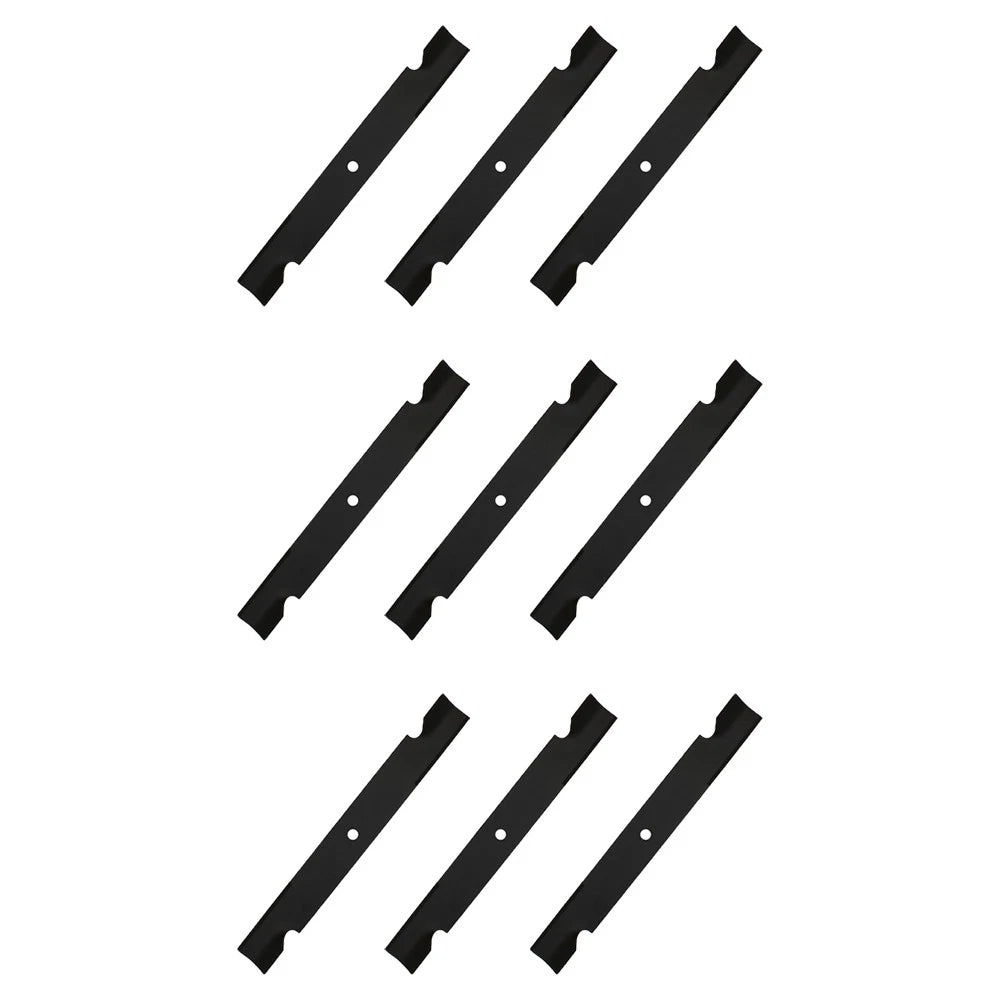 9 Mower Blades for Exmark Lazer Z & Turf Ranger (Fits )