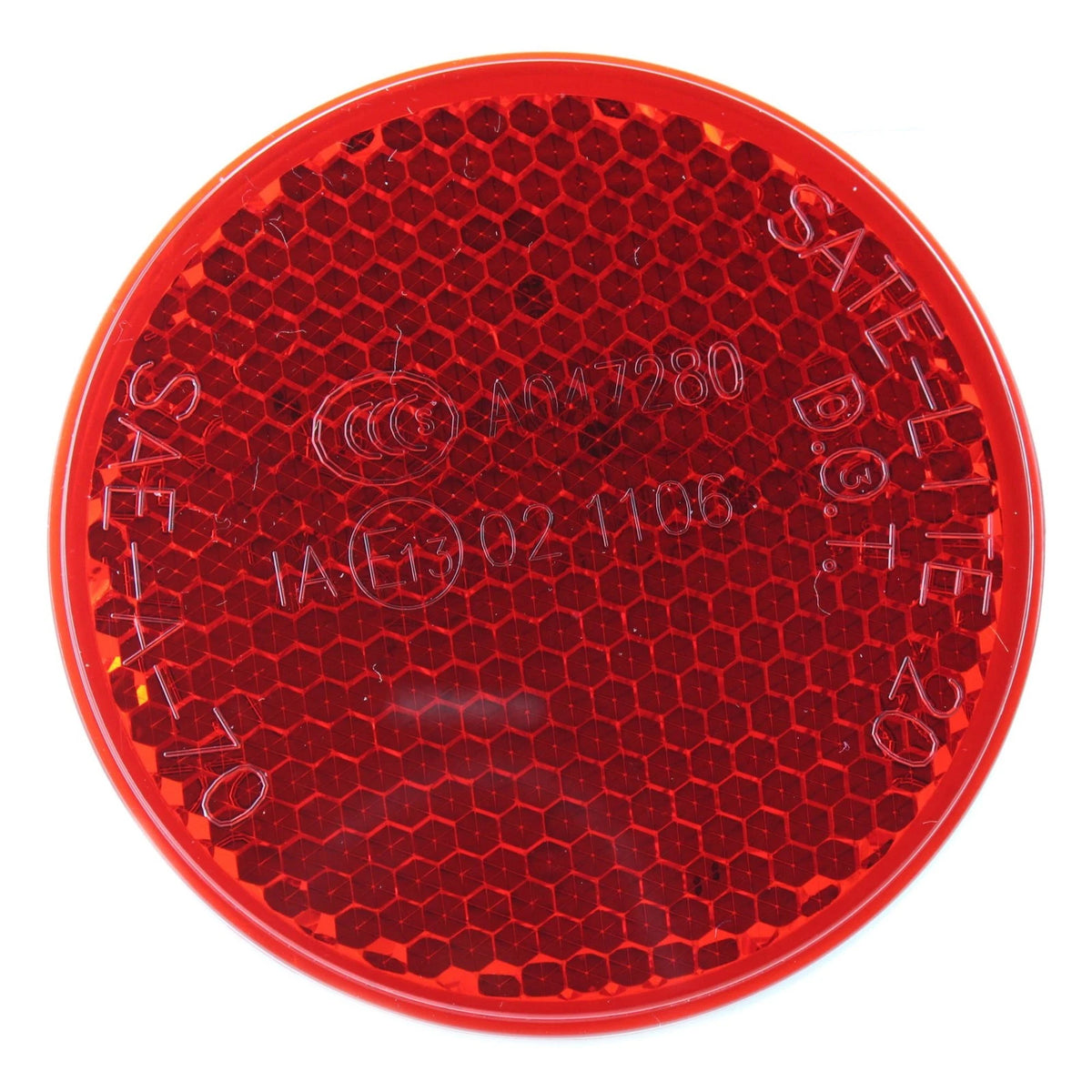 Red Round Saddlebag Reflector for Polaris (OEM) 5433921
