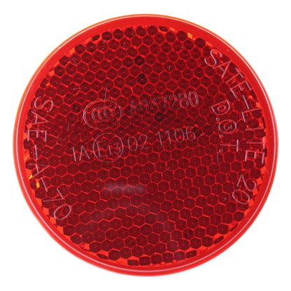 Red Round Saddlebag Reflector for Polaris (OEM) 5433921