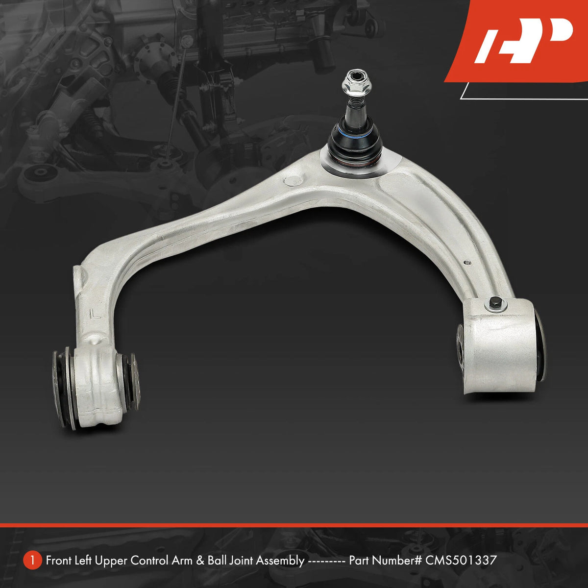 Front Left Upper Control Arm with Ball Joint Assembly for Chevy GMC (84646948, 84437973, CMS501337)