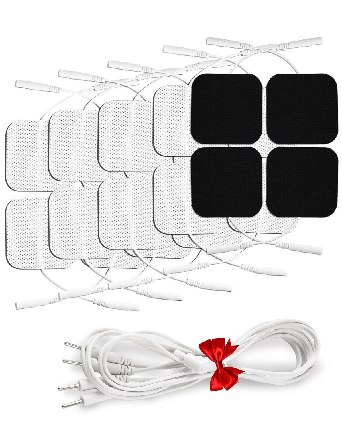 20PCS Electrode Pads for Universal TENS Unit with 1/4 Wire Cable