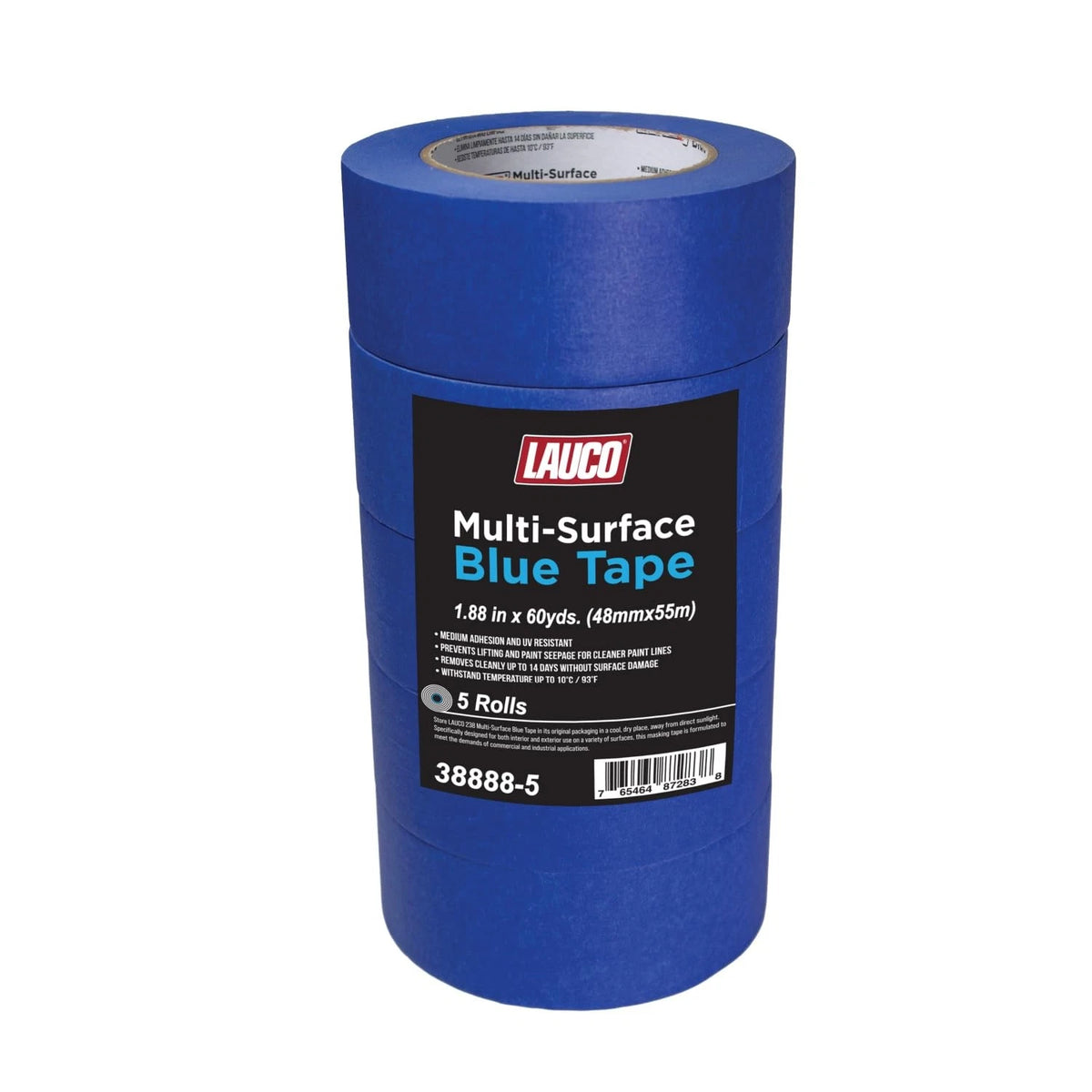 Multi-Surface Blue Painter's Masking Tape, Medium Adhesion, UV-Resistant