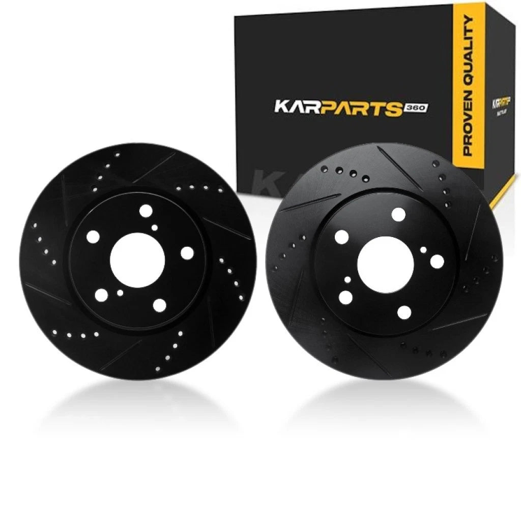 Rotor Set for Toyota RAV4 (2006–2018) | Drilled and Slotted | ALX-PAU-DF-8002-76014-CLA2