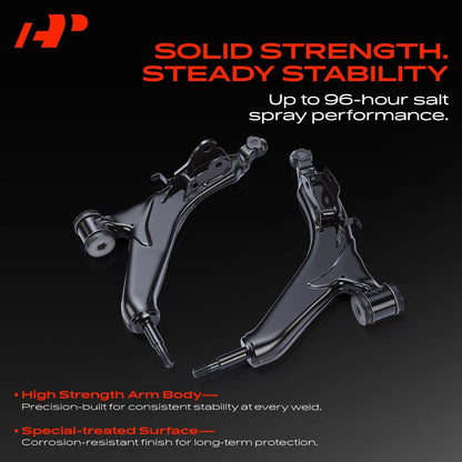 2X Front Lower Suspension Control Arm for Lexus GS430 GS300 GS460 IS F (2006–2011) - 48620-30290, 48640-30290, RK641920, RK642162