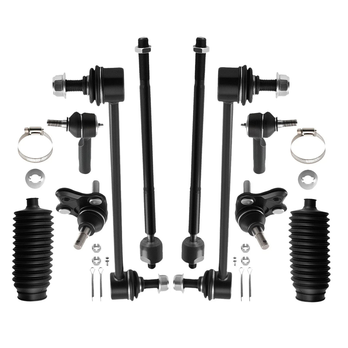 10x Front Lower Ball Joint & Tie Rod End Kit for Toyota Corolla (2009–2018) K90309