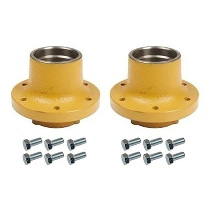2X R48763 Front Wheel Hubs for John Deere 3020 4010 4020 (1960–1975)