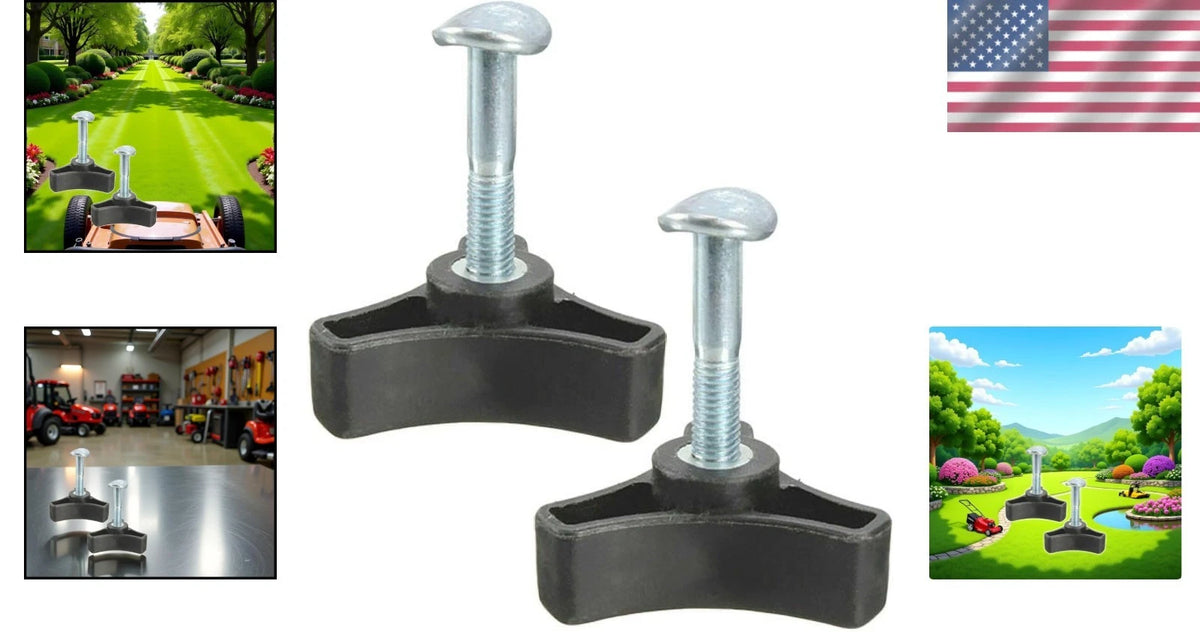 Set of 2 Universal Replacement Handle Knobs for Lawn Mower