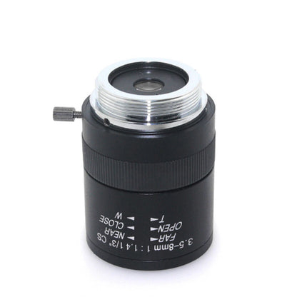 4Pcs Manual IRIS 3.5-8mm CS Mount Lens for Camera