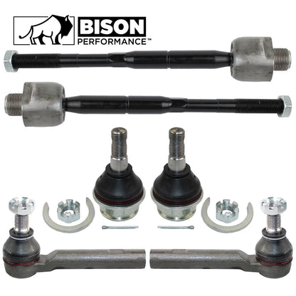 Front Lower Ball Joint & Tie Rod End Kit 6pc for 4Runner GX470 2003-2009