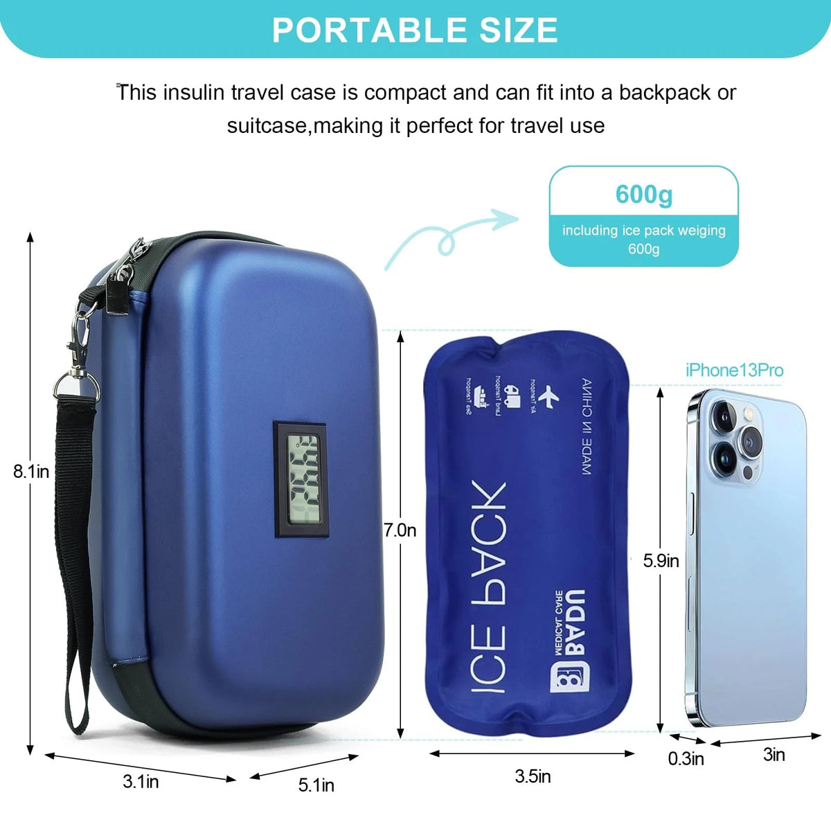 Insulin Cooler Travel Case for TSA Approval