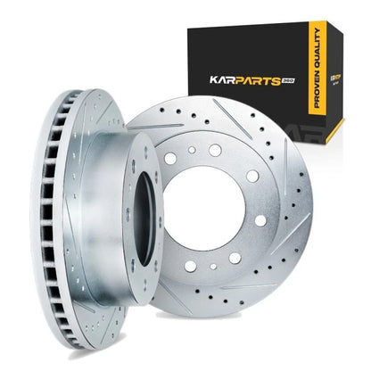 Drilled and Slotted Rotors for Chevy K3500 (1992–2000) ALX-PAU-DF-7002-40002-CLA1