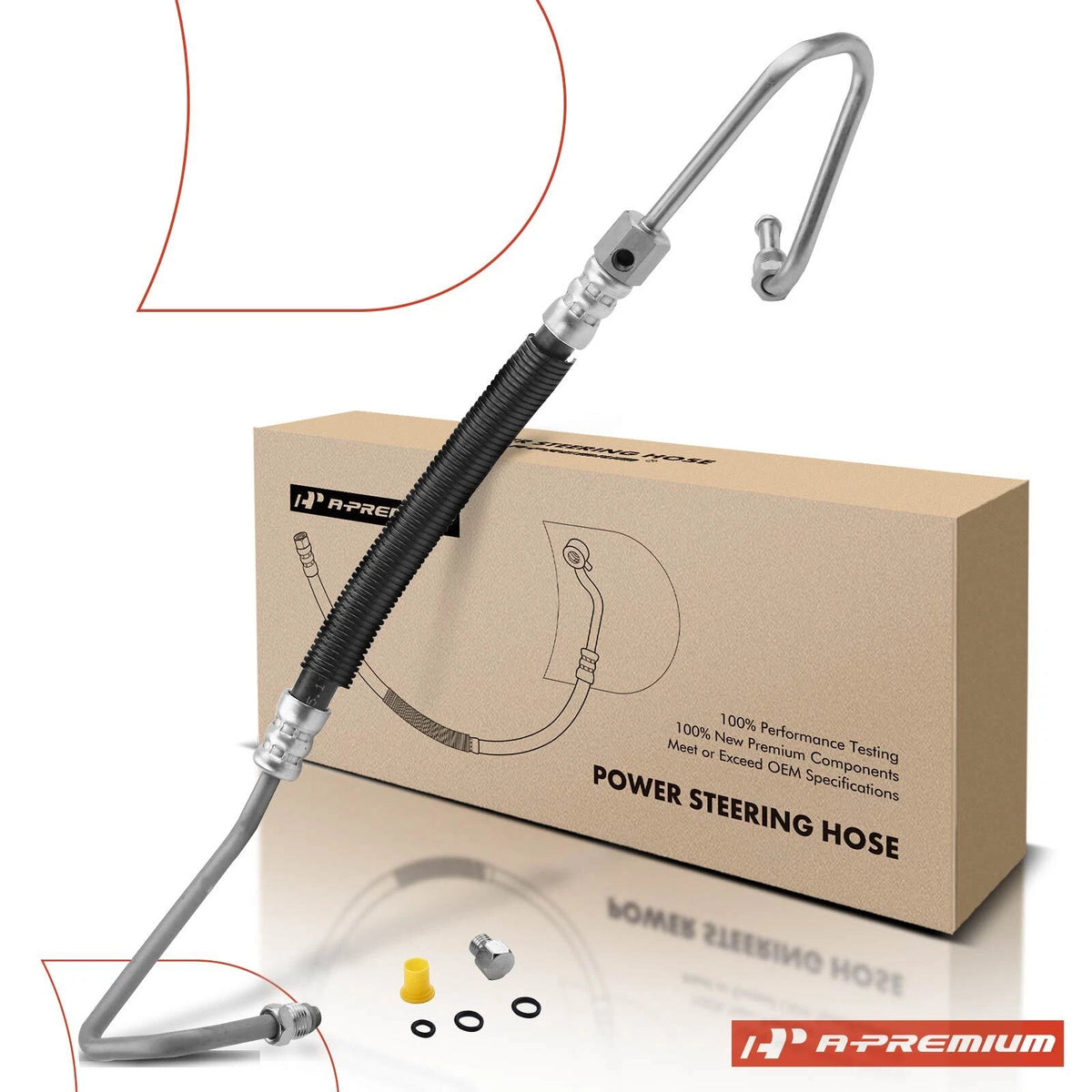 Power Steering Pressure Line Hose Assembly for Chevy S10 GMC Sonoma (26024187, 3401565)