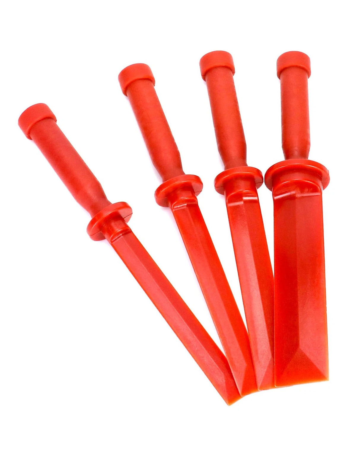 Plastic Chisel Scraper Set for Automotive Use (3/4", 7/8", 1", 1-1/2")