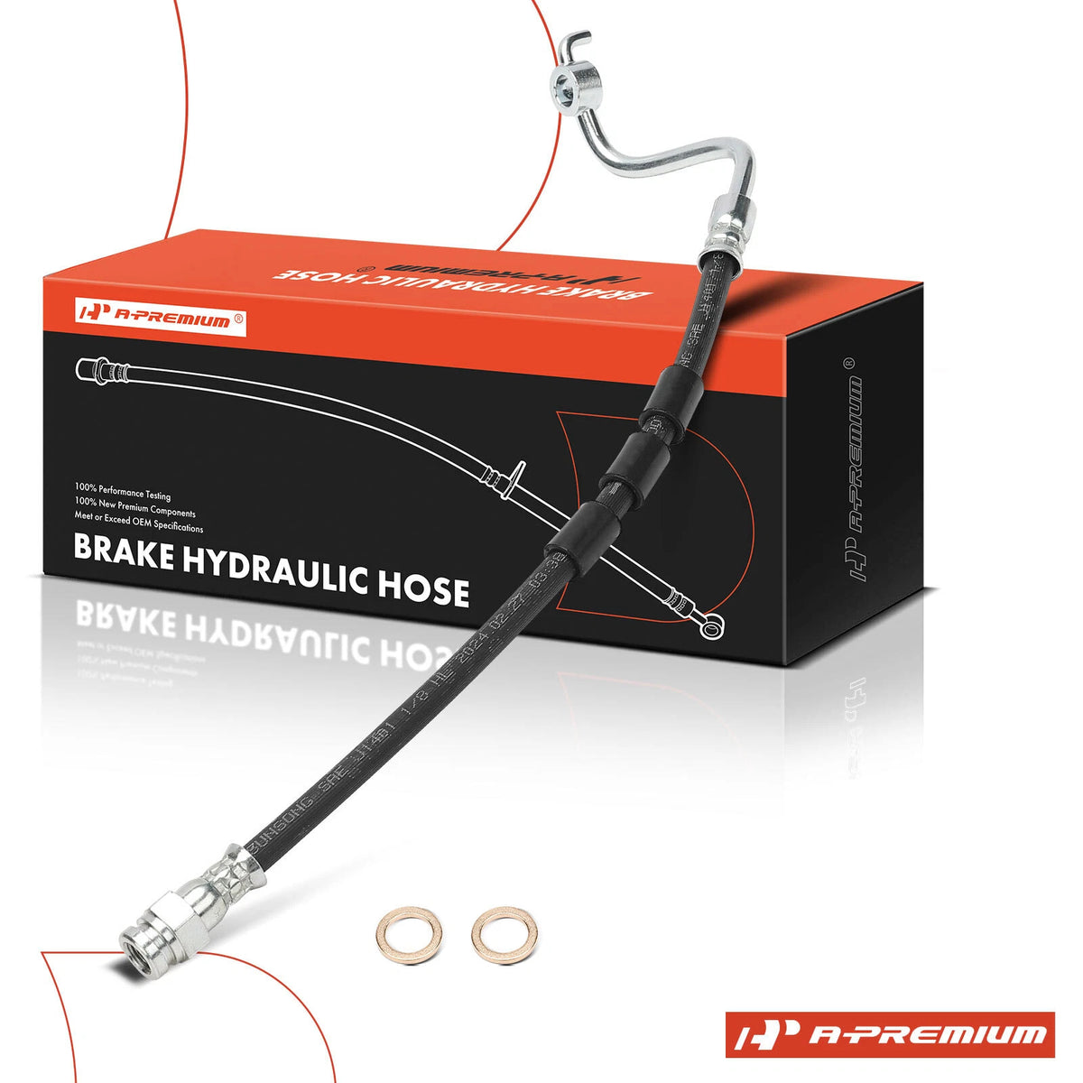 A-Premium Rear Passenger Brake Hydraulic Hose for Mazda 3 (2019–2023) 2208528