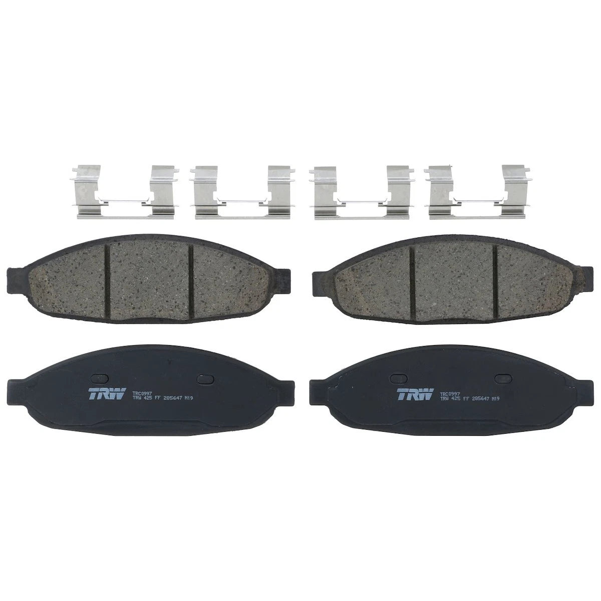 2X Brake Pad Set for Chrysler Pacifica (2004–2008) TRC0997