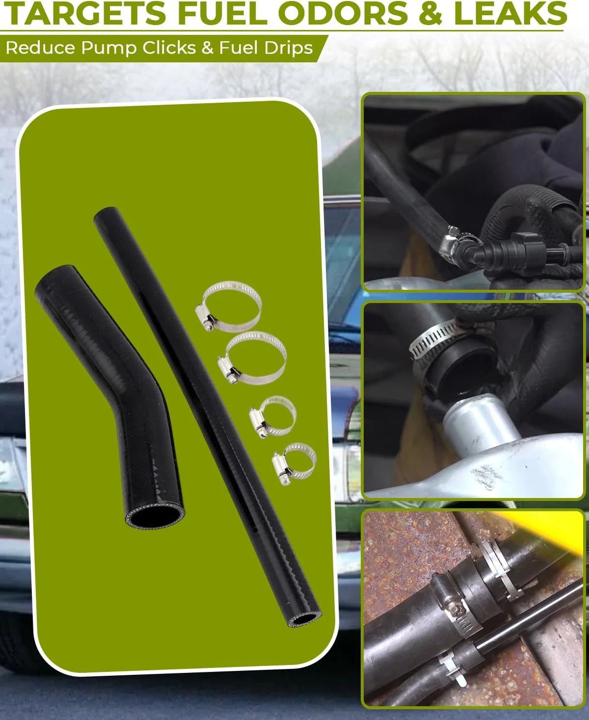 Tank Fill & Vent Hoses & Clamps Kit for Ford Excursion (2000–2005)