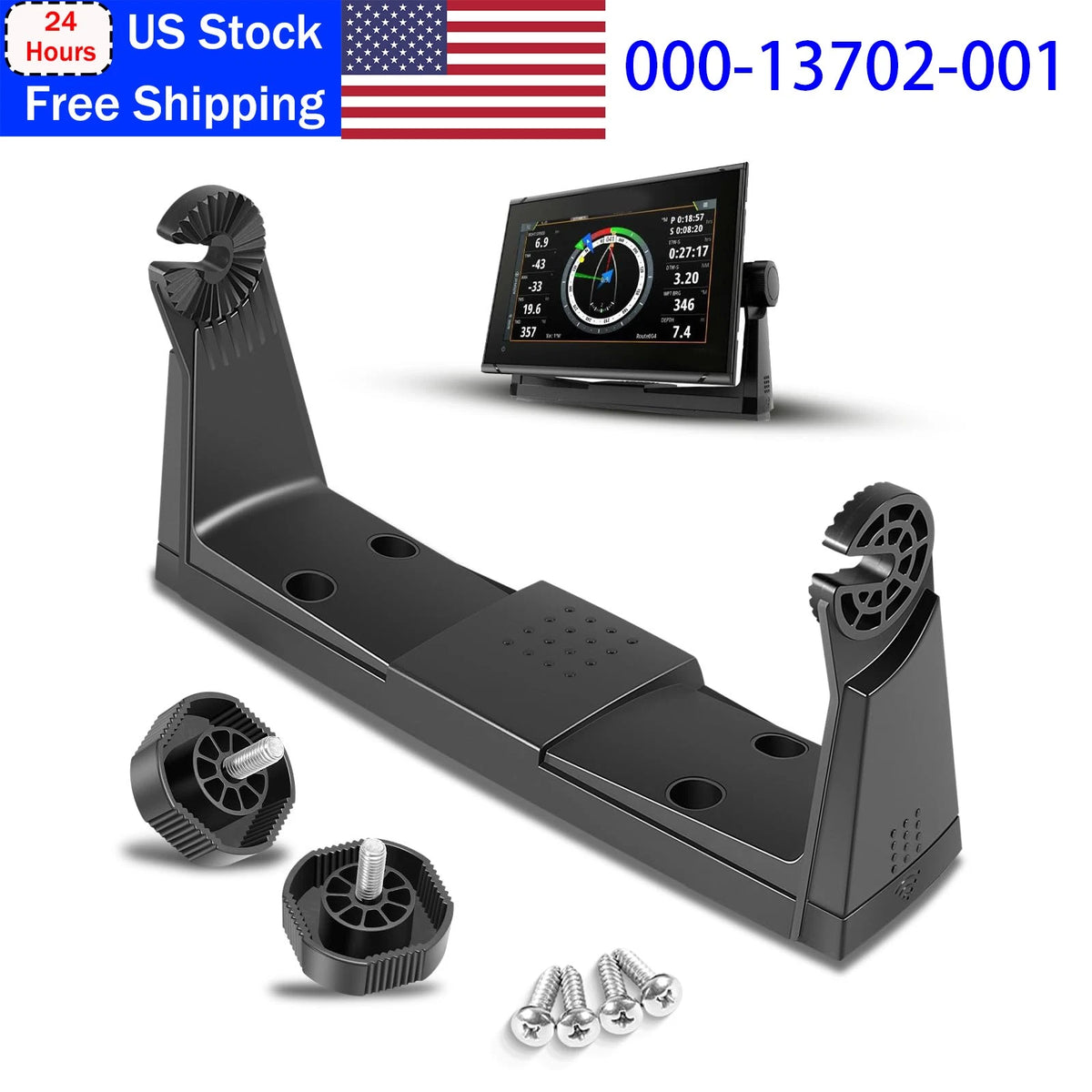 Gimbal Mounting Bracket with Knobs for Simrad GO9, NSS7 EVO3 (000-13702-001)