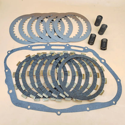Clutch Friction Plates Gasket Kit for Suzuki Intruder 750 (1988–1991) 21441-37400, 21442-37401, 21451-14A00, 21441-37440, 21440-19F00, 21451-28C31