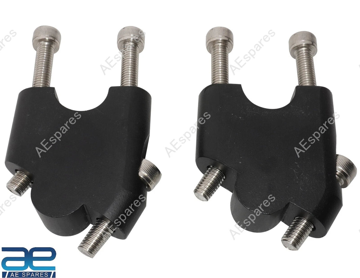 Handle Bar Riser Angled Mount Clamp for Royal Enfield Himalayan/Scram 411