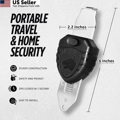 Portable Door Lock for Hotel Security (1 Pack)