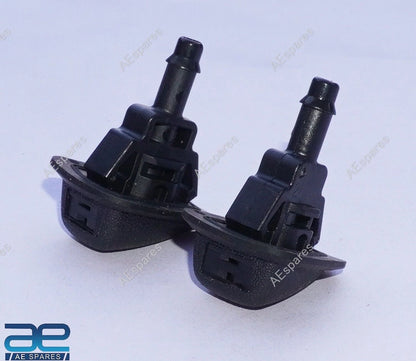 2X Front Windshield Wiper Washer Jet Nozzles for Ford Ecosport (2013–2023)