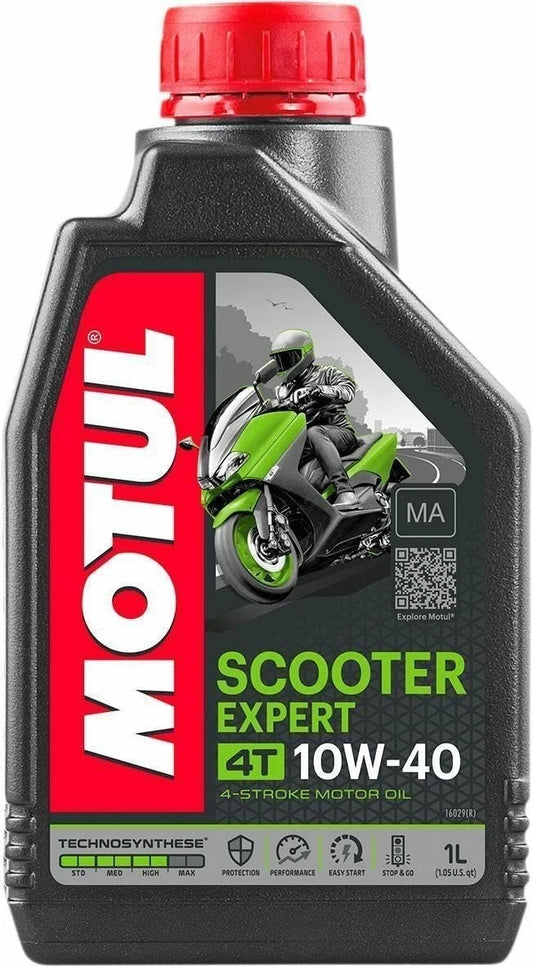 1 Liter Motul 105960 Scooter Expert 4T 10W-40 Semi-Synthetic Oil