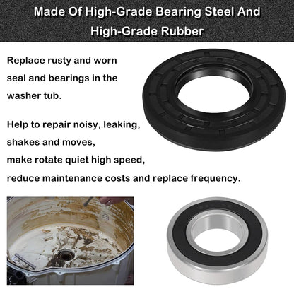 Washer Seal & Bearing Replacement Kit for DC62-00156A 6601-002637 6601-000148