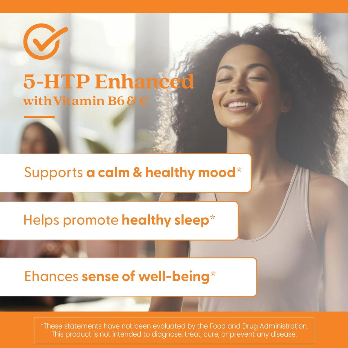 5-HTP Enhanced with Vitamins B6 & C for Doctors Best (120 Count)