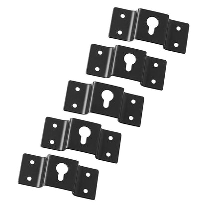 5X Wall-Mounted Speaker Brackets for Universal Use (7cm Long)