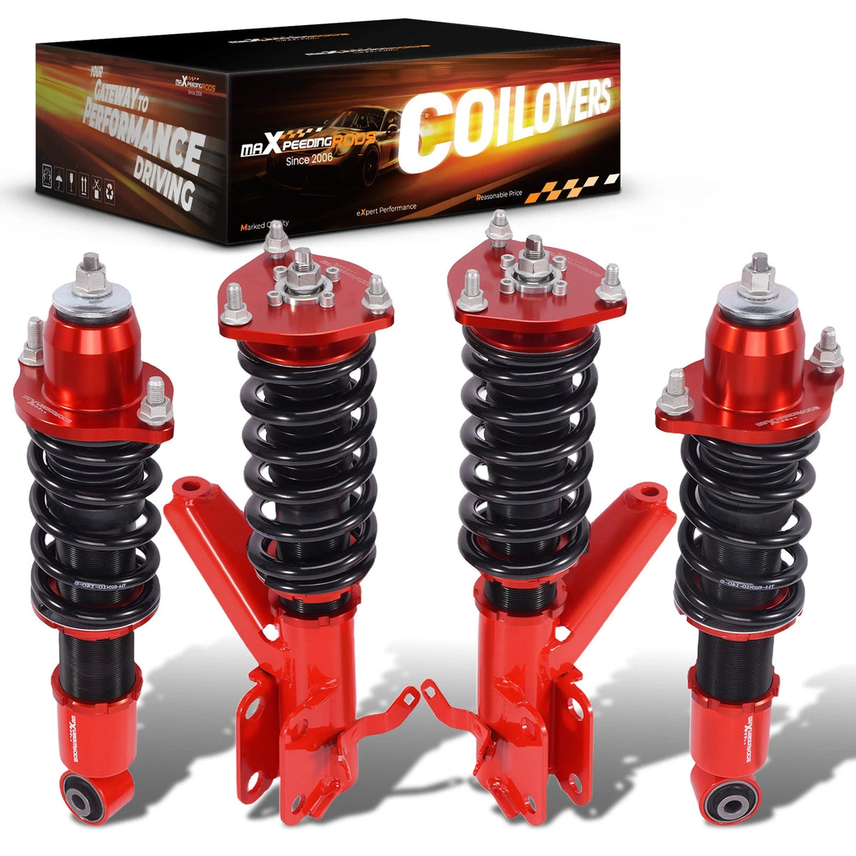 Adjustable Coilovers Suspension Kit for Honda Civic Coupe & Sedan (2001–2005) 15LQ2O