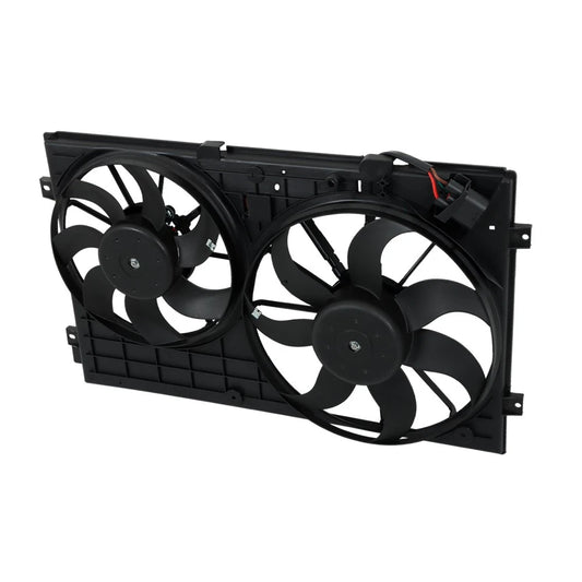 Plastic Radiator Cooling Fan Assembly for Volkswagen Jetta (2005–2015) - BCK924K, 1K0959455N, 1K0959455DH, 1K0959455FJ