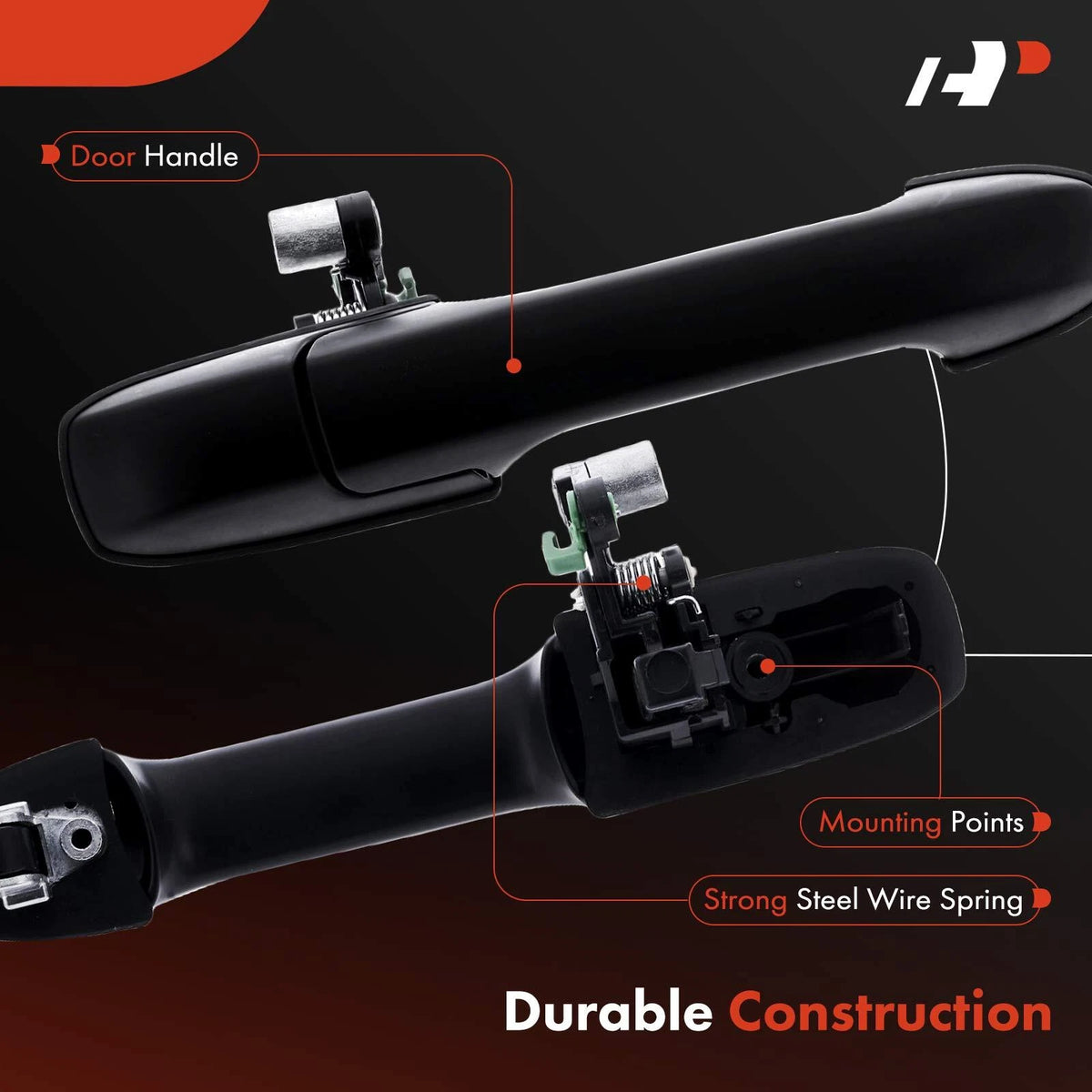 Front Right Door Handle for Honda Pilot (2006–2008) 72140-S9V-A11ZL, 82251