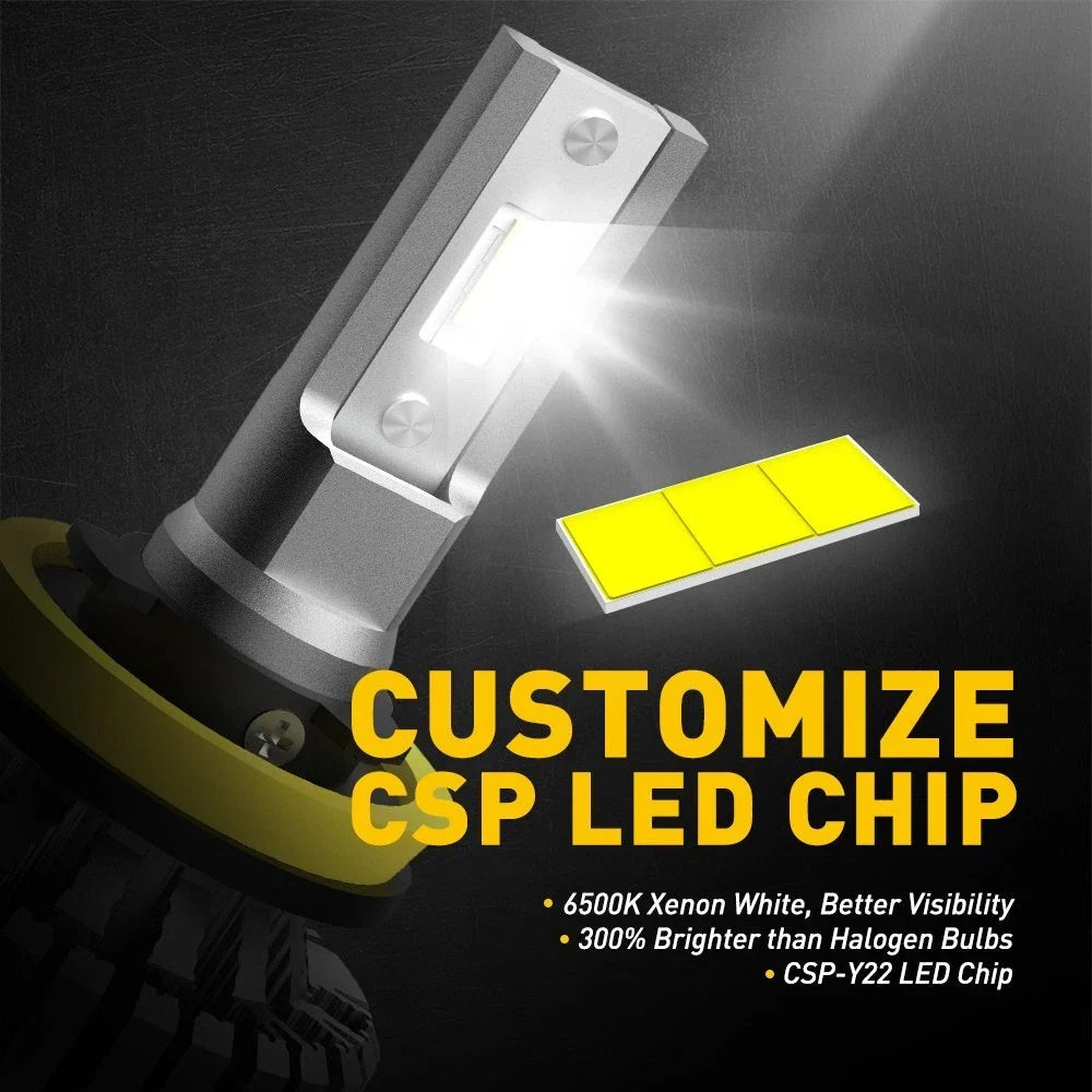 2X AUXITO H11 LED Headlight Bulbs