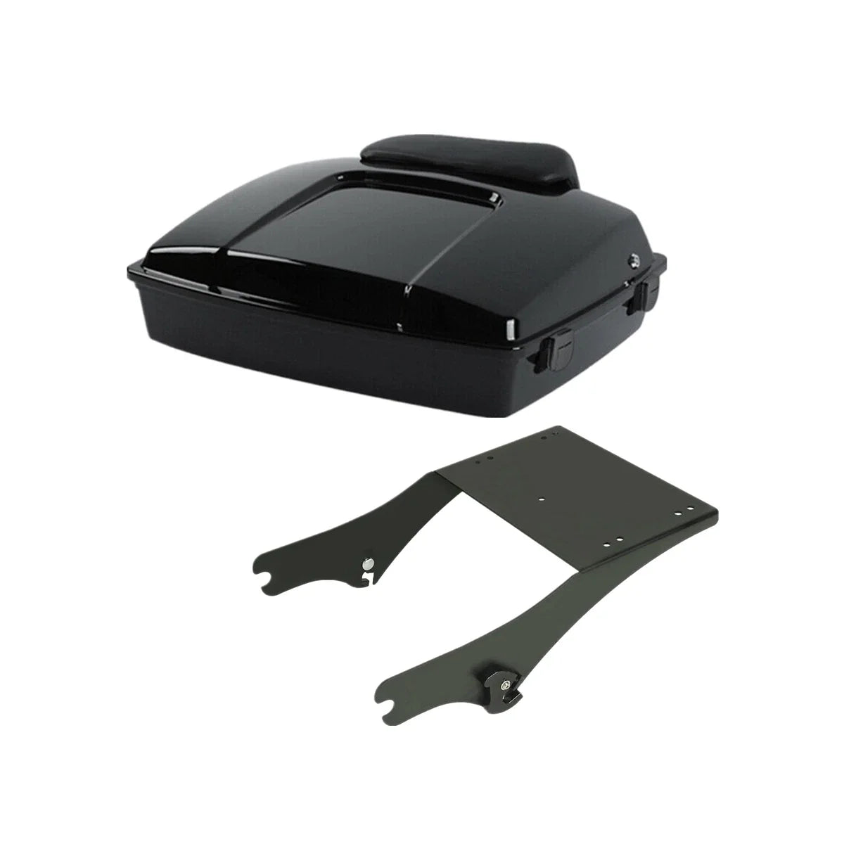 Backrest Pad Mount Rack for Harley Touring (1997-2008) Trunk