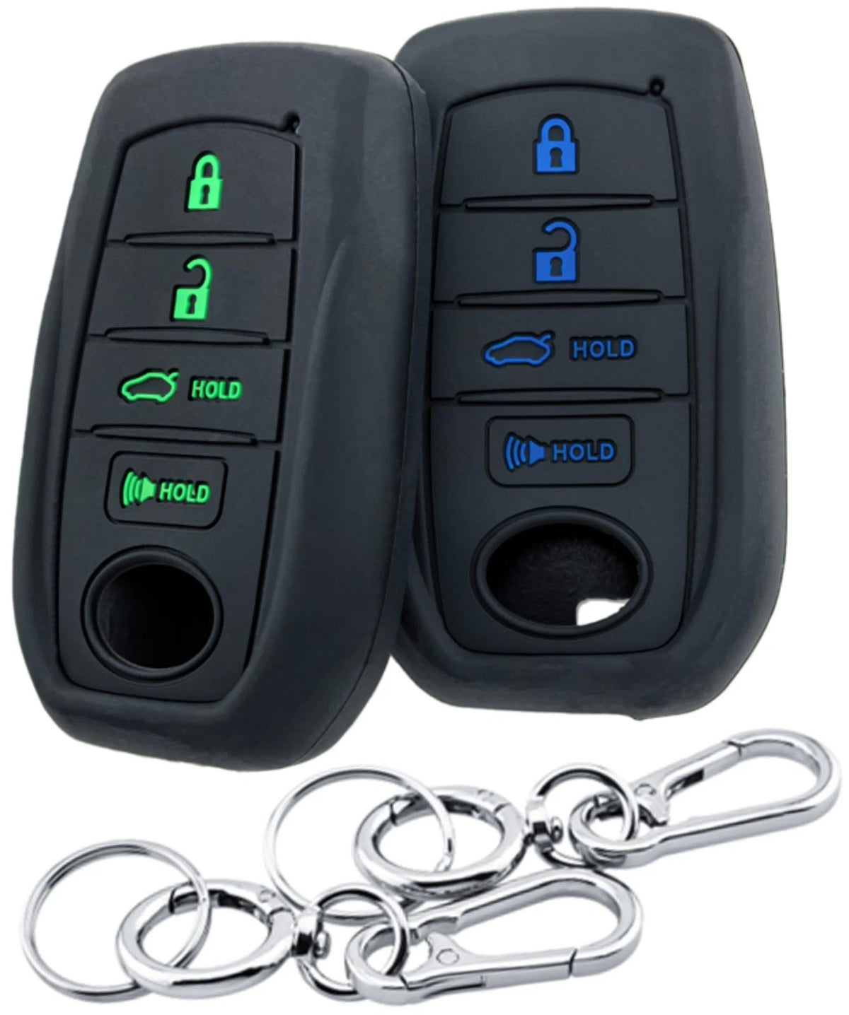 2X Silicone Key Fob Cover for Toyota Corolla & Camry (2023–2026)