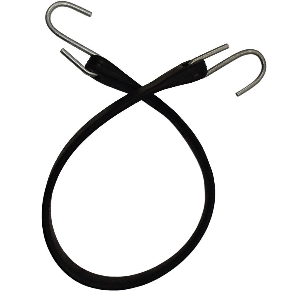 21" Universal Rubber Bungee Cord Strap Tie Down with Steel S Hooks