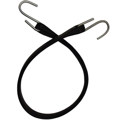 21" Universal Rubber Bungee Cord Strap Tie Down with Steel S Hooks