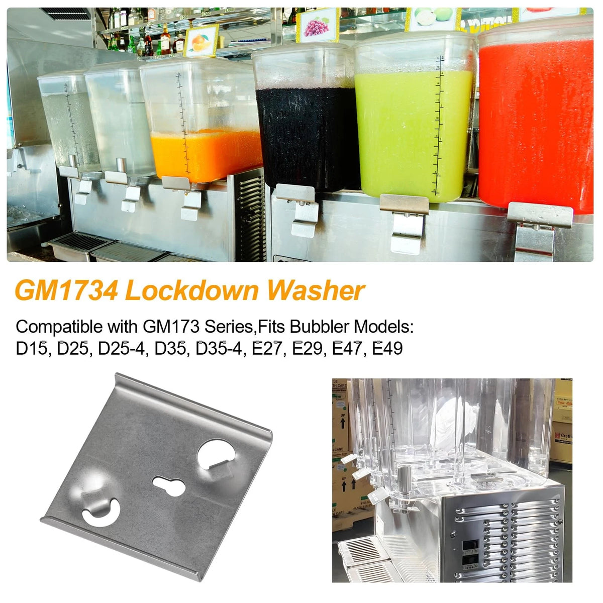 1734 Lockdown Washer for Grindmaster Crathco Beverage Dispenser
