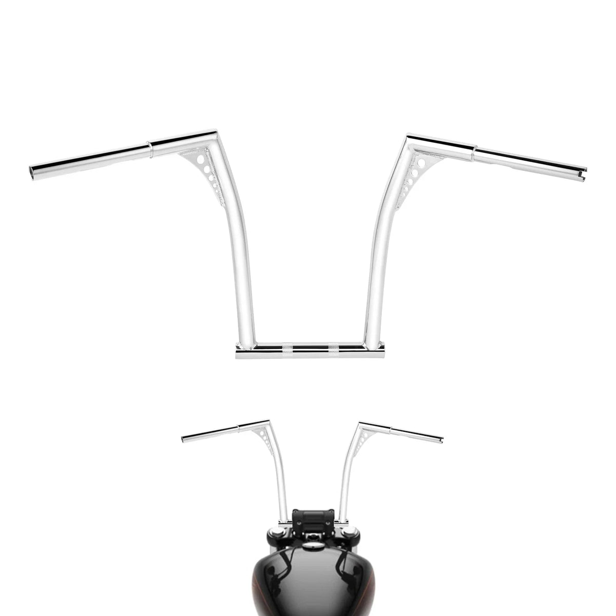 Ape Hanger Handlebar 18" for Harley Dyna FLD FXDB (2012-2017)