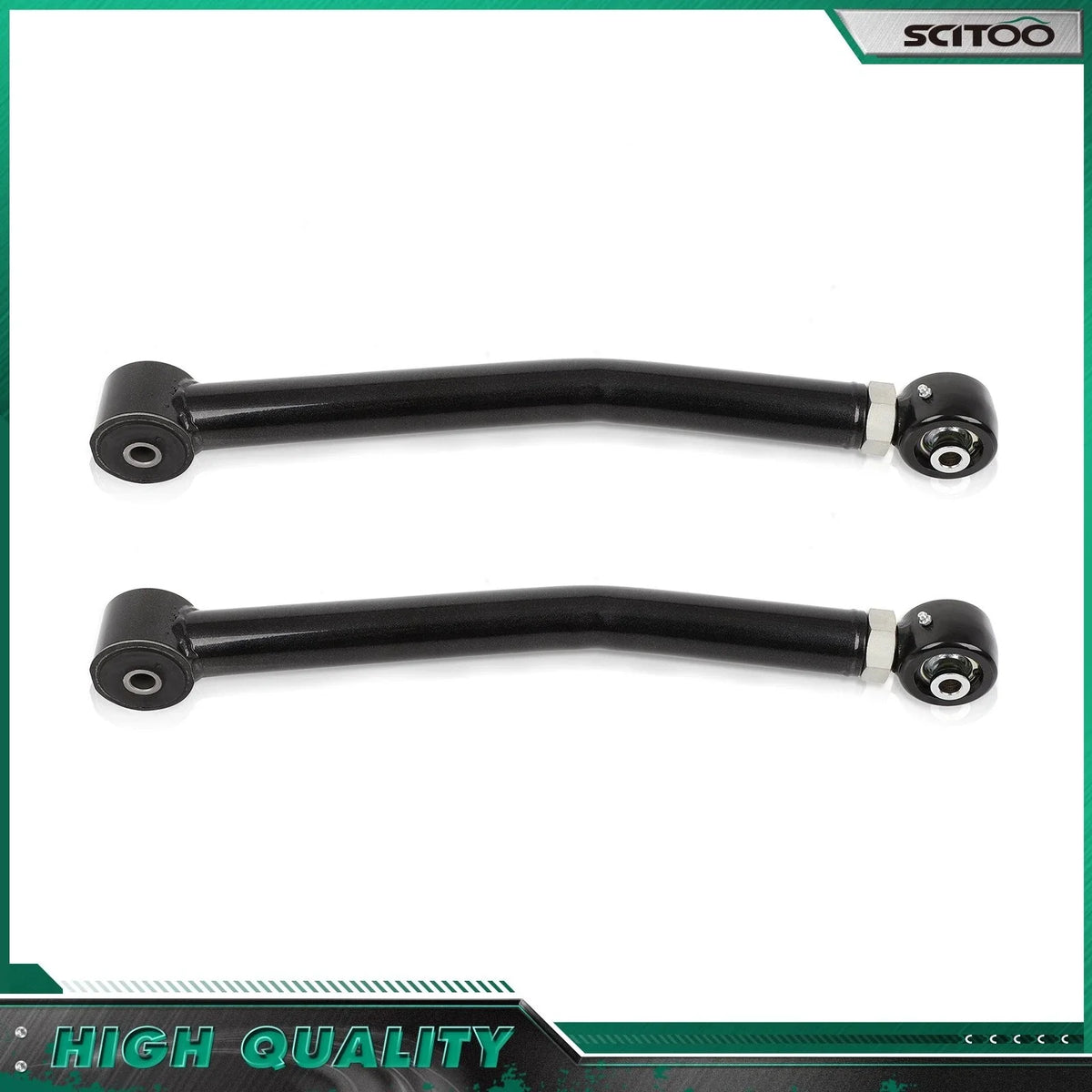 Black Adjustable Front Lower Control Arm for 2007–2018 Jeep Wrangler